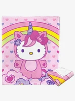 Hello Kitty Love And Unicorns Silk Touch Throw Blanket