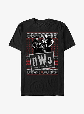 WWE NWO Ugly Sweater Pattern T-Shirt