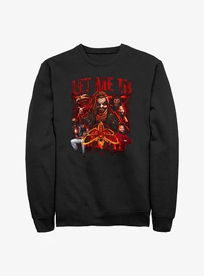 WWE Bray Wyatt The Fiend Collage Sweatshirt