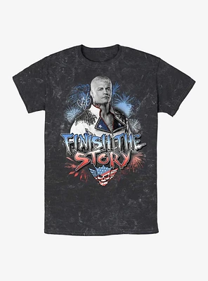 WWE Cody Rhodes Finish The Story Mineral Wash T-Shirt