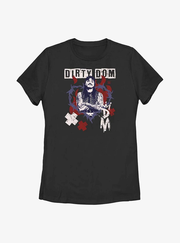 WWE Dirty Dominik Mysterio Portrait Womens T-Shirt