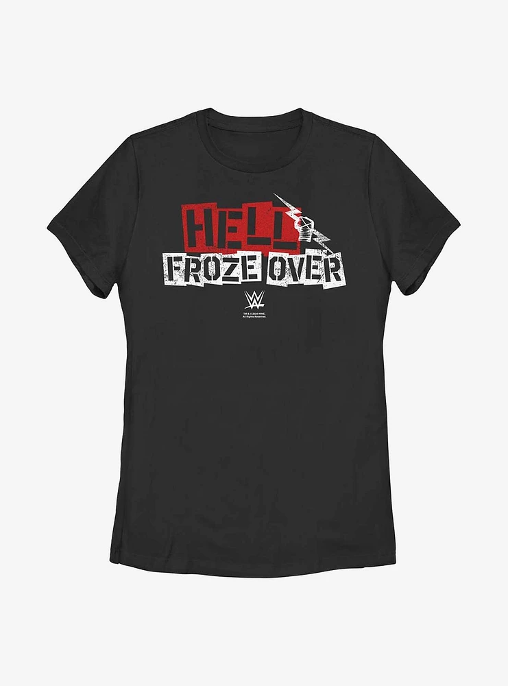 WWE CM Punk Hell Froze Over Womens T-Shirt