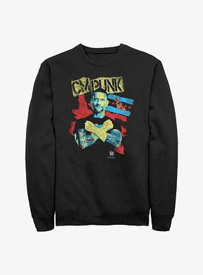 WWE CM Punk Portrait Stance Sweatshirt