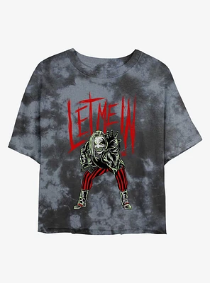 WWE Let Me Bray Wyatt The Fiend Tie Dye Crop Womens T-Shirt