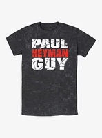 WWE Paul Heyman Guy Mineral Wash T-Shirt