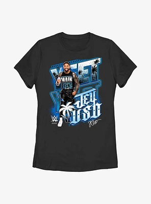 WWE Jey Uso Yeet Portrait Womens T-Shirt