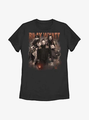 WWE Bray Wyatt Portrait Collage Womens T-Shirt