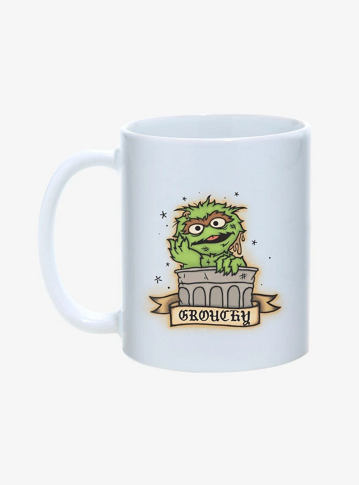 Sesame Street Grouchy Tattoo Flash 11oz Mug