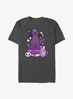 Witch Cat Spell Book T-Shirt