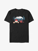 Santa And Rudolph Peek-A-Boo Christmas T-Shirt