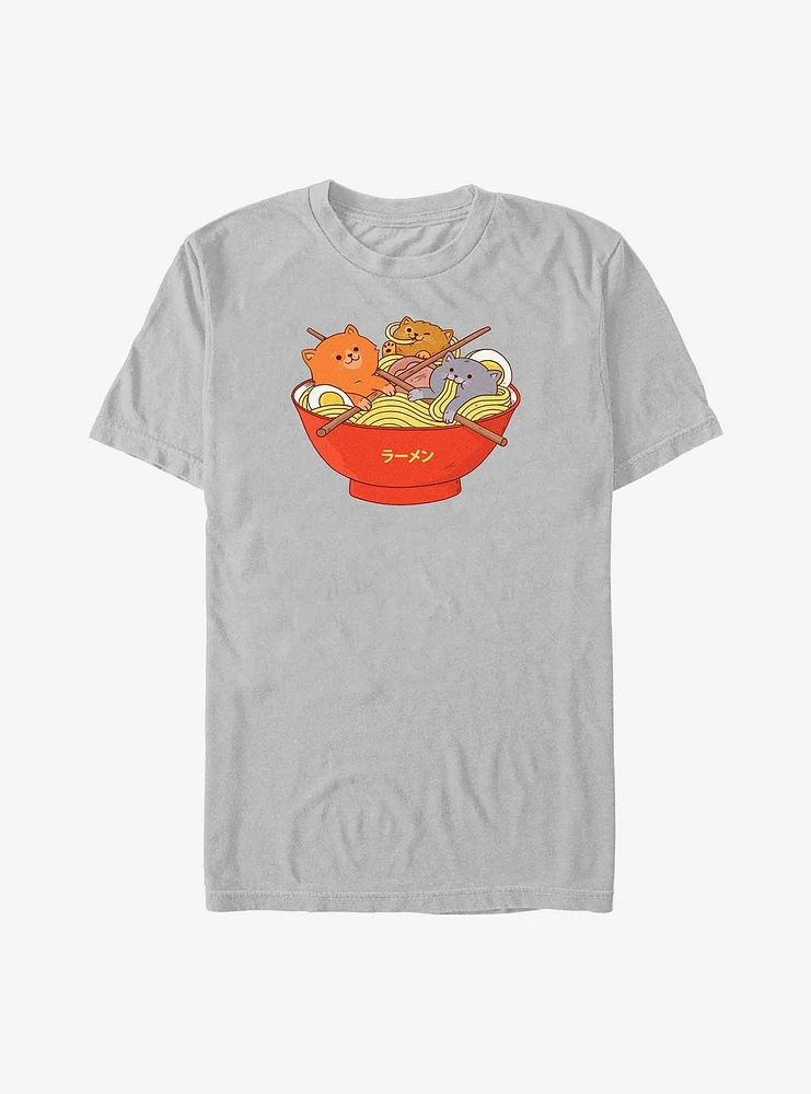 Ramen Noodles And Cats T-Shirt