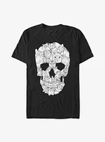 Sketchy Cat Skull T-Shirt