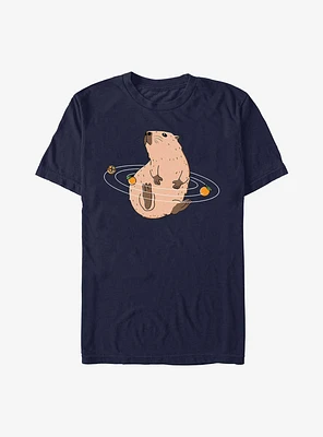 Capybara Solar System T-Shirt