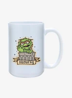 Sesame Street Grouchy Tattoo Flash 15oz Mug