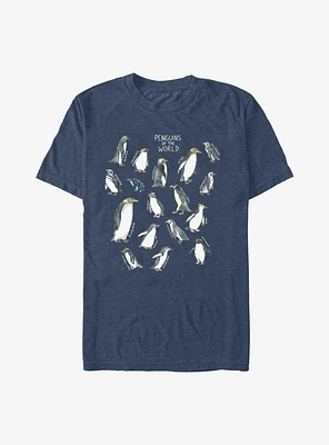 All The Types Of Penguins T-Shirt