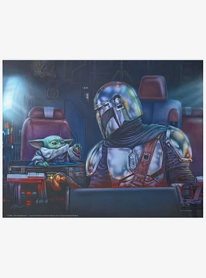 Star Wars The Mandalorian Two For The Road Art Print