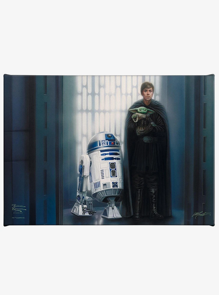 Star Wars The Mandalorian In Good Hands Gallery Wrapped Canvas