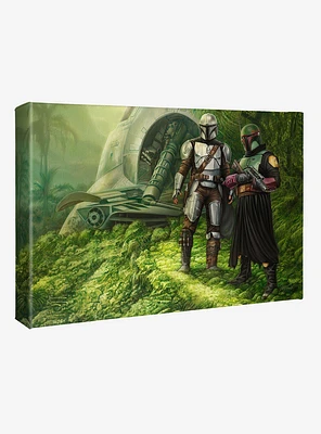 Star Wars The Mandalorian Brothers In Arms Gallery Wrapped Canvas