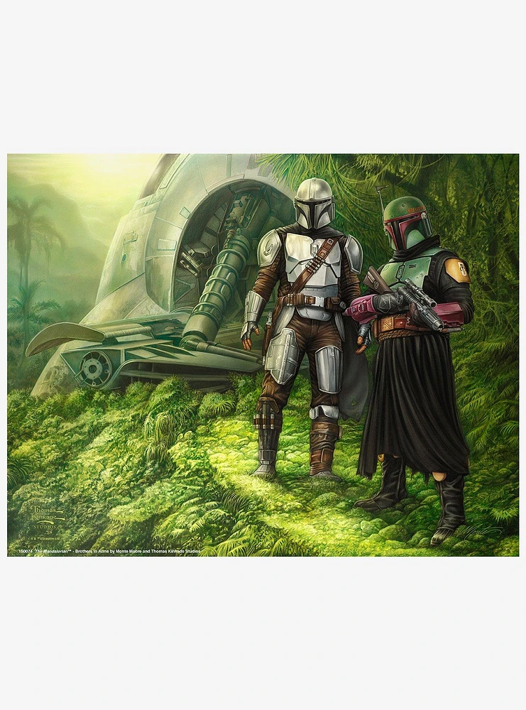 Star Wars The Mandalorian Brothers In Arms Art Print