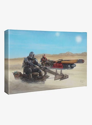 Star Wars The Mandalorian The Marshal Gallery Wrapped Canvas