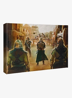 Star Wars The Book of Boba Fett A New Challenge Gallery Wrapped Canvas