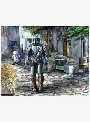 Star Wars The Mandalorian A Welcome Sight Art Print