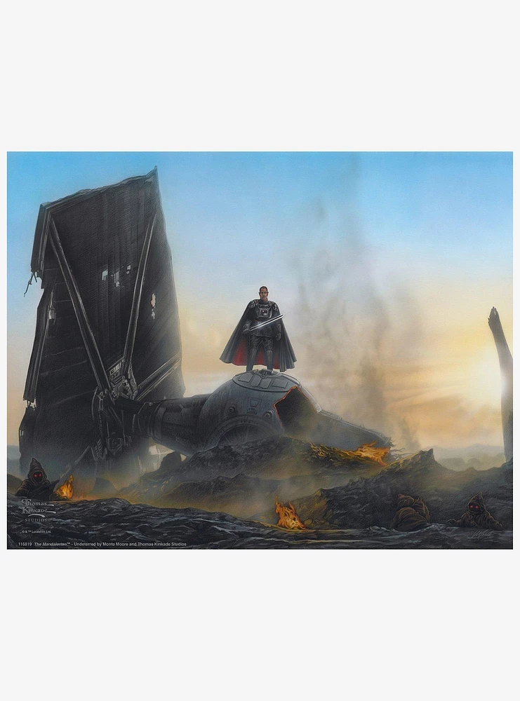 Star Wars The Mandalorian Undeterred Art Print