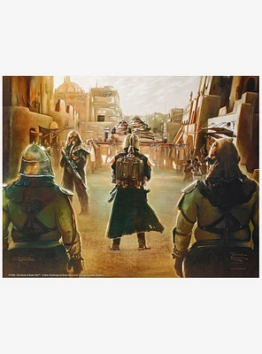 Star Wars The Book of Boba Fett A New Challenge Art Print