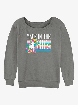 My Little Pony Made The 80s Womens Slouchy Sweatshirt