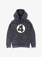 Marvel Fantastic Four Classic Costume Cosplay Mineral Wash Hoodie