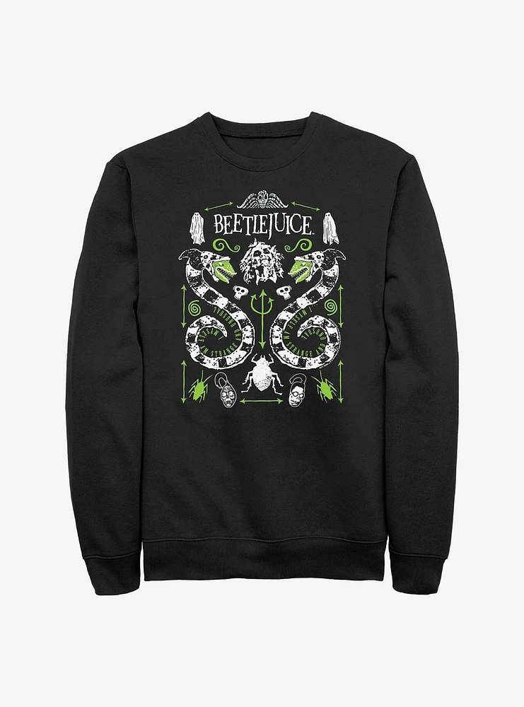 Beetlejuice Sandworm Folk Sweatshirt