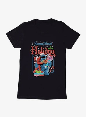 Sesame Street Holiday Womens T-Shirt