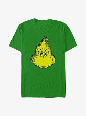 Dr Seuss Grinch Big Face T-Shirt