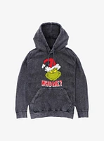 Dr Seuss Naughty Grinch Mineral Wash Hoodie