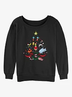 Dr Seuss Tree Womens Slouchy Sweatshirt