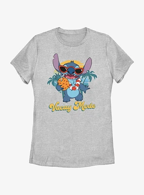 Disney Lilo & Stitch On Vacation Mode Womens T-Shirt