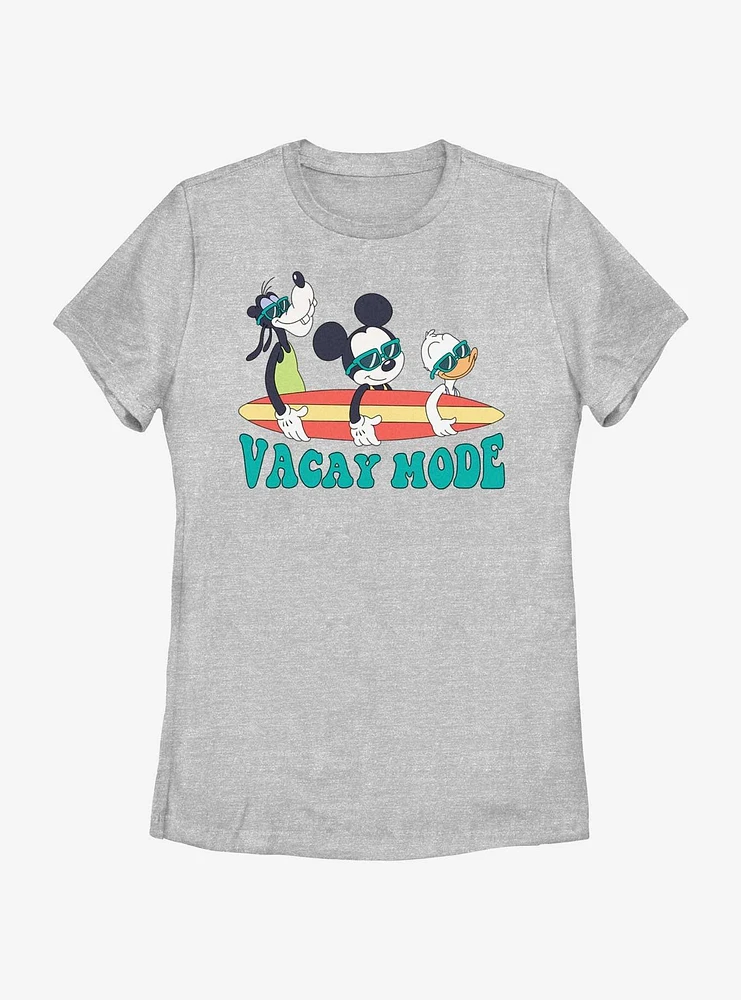 Disney Mickey Mouse Vacay Mode Pals Womens T-Shirt