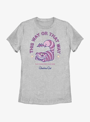 Disney Alice Wonderland Cheshire Cat's Way Womens T-Shirt