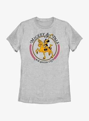 Disney Mickey Mouse With Horse Womens T-Shirt