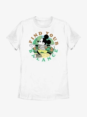 Disney Mickey Mouse Find Your Balance Womens T-Shirt