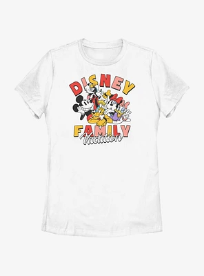 Disney Mickey Mouse Fam Vacay Womens T-Shirt