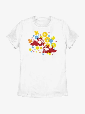 Disney Mickey Mouse Twice The Fun Womens T-Shirt