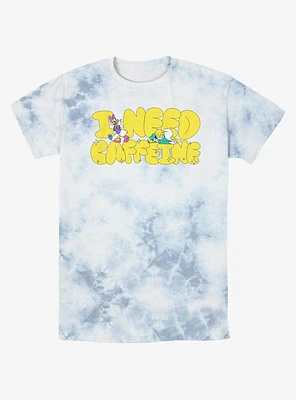 Disney Mickey Mouse I Need Caffeine Tie-Dye T-Shirt