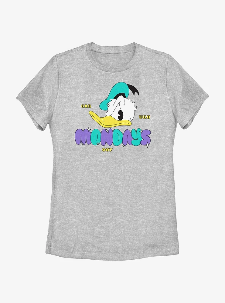 Disney Mickey Mouse Mondays Donald Womens T-Shirt