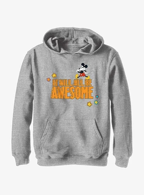 Disney Mickey Mouse Will All Be Awesome Youth Hoodie