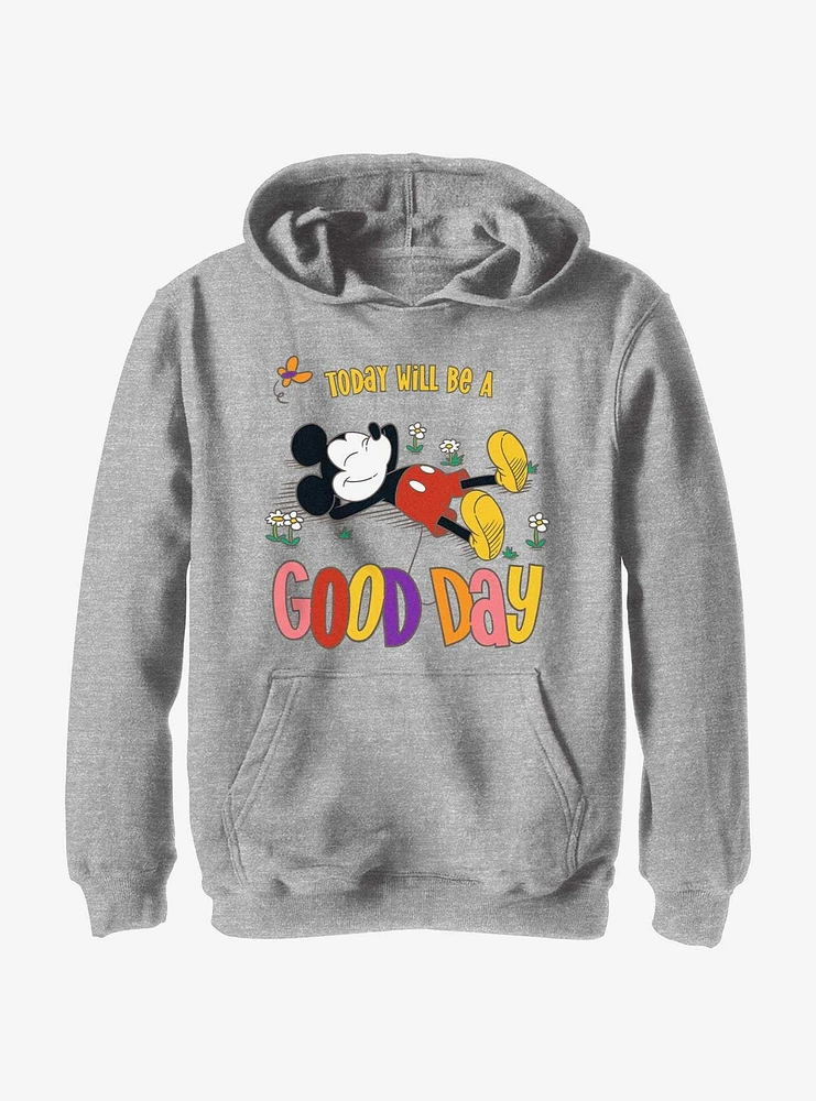 Disney Mickey Mouse Will Be A Good Day Youth Hoodie