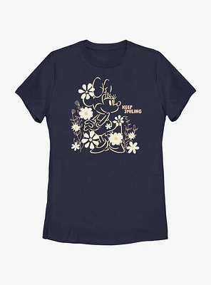 Disney Minnie Mouse Keep Smiling Womens T-Shirt