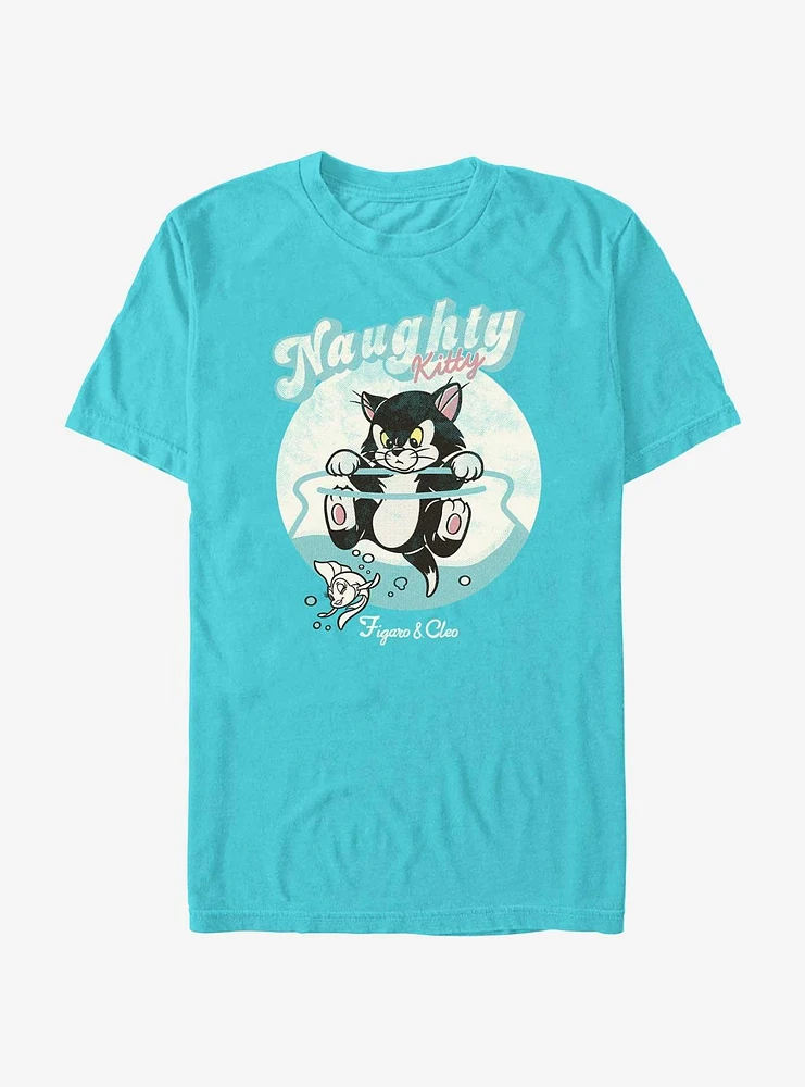 Disney Pinocchio Naughty Figaro & Cleo T-Shirt