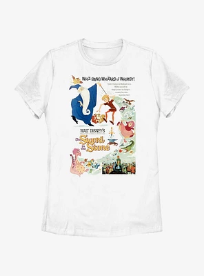 Disney the Sword Stone Poster Womens T-Shirt