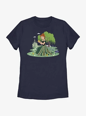 Disney Frozen Anna With Ducks Womens T-Shirt